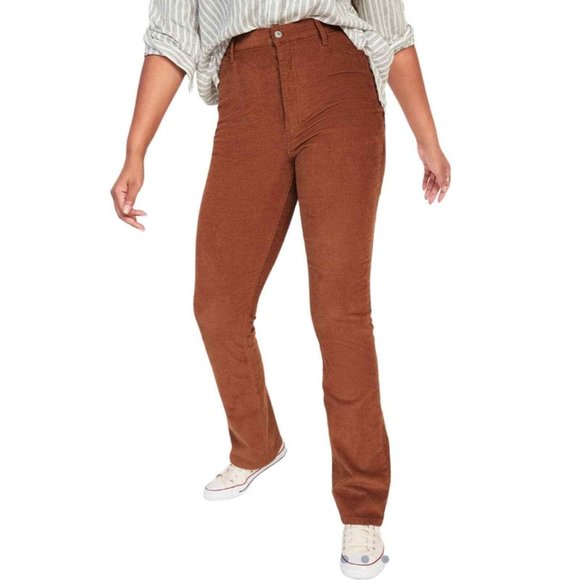 NWT Old Navy Extra High-Waisted Kicker Corduroy Boot-Cut Pants for Women - Picture 2 of 7